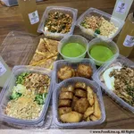 Family Bundle A (serves 4 pax) (1st Item: Thunder Tea Brown Rice Vermicelli) (2nd Item: Thunder Tea Brown Rice Vermicelli) (3rd Item: Sambal Chicken w Egg with Brown Rice Vermicelli) (4th Item: Basil Chicken w Egg with Brown Rice Vermicelli) (5th Item: 1 x Fried Platter) (1st Drink: Homemade Barley) (2nd Drink: Homemade Barley) (3rd Drink: Homemade Lemon Grass Ginger) (4th Drink: Homemade Lemon Grass Ginger) (Dessert: 4 x Hakka Beancurd)