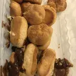 Mini Chocolate Eclair & Vanilla Profiteroles