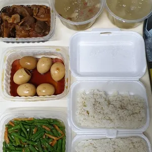 Lunch/Dinner Tingkat (5 Days, 3 Dishes + Soup OR 4 Dishes)