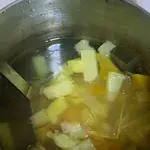 Chilled Ai Yu Jelly w Fruit Cocktail