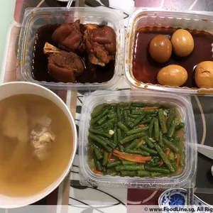 Lunch/Dinner Tingkat (5 Days, 3 Dishes + Soup OR 4 Dishes)