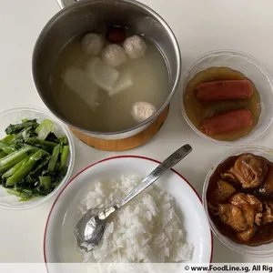 Tingkat - 3 Dishes + 1 soup/ 4 Dishes  (20 days)