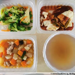 Lunch Tingkat (20 Days, 3 Dishes + Soup OR 4 Dishes)