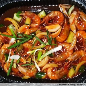 酸甜鲜虾 Sweet & Sour Prawns