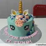 Unicorn Buttercream Cake (Size: 6" (Classic Flavour) (For 6-8 Pax)) (Flavour: Fudgy Chocolate (most popular!)) (Add-on Desserts: None) (Add-on Balloons: None)