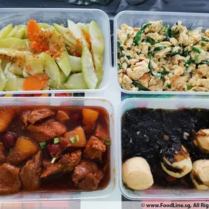 Trial Tingkat - 3 Dishes + 1 soup/ 4 Dishes (5 days)