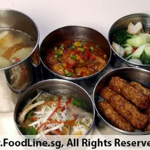 Dinner Tingkat (20 Days, 3 Dishes + Soup OR 4 Dishes)