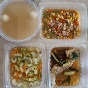 Lunch/Dinner Tingkat (5 Days, 3 Dishes + Soup OR 4 Dishes)