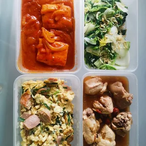 Trial Tingkat - 3 Dishes + 1 soup/ 4 Dishes (5 days)