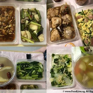 Trial Tingkat - 3 Dishes + 1 soup/ 4 Dishes (5 days)