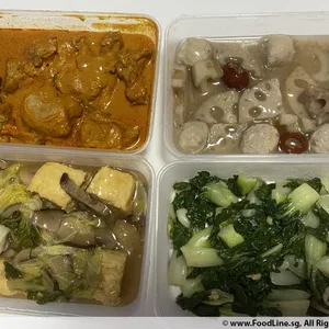 Tingkat - 3 Dishes + 1 soup/ 4 Dishes  (20 days)