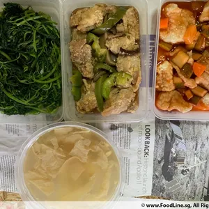 Tingkat - 3 Dishes + 1 soup/ 4 Dishes  (20 days)