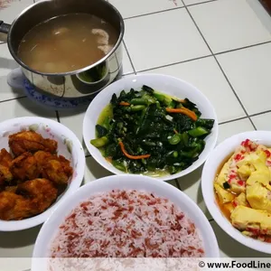 Lunch/Dinner Tingkat (5 Days, 3 Dishes + Soup OR 4 Dishes)