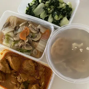 Tingkat - 3 Dishes + 1 soup/ 4 Dishes  (20 days)