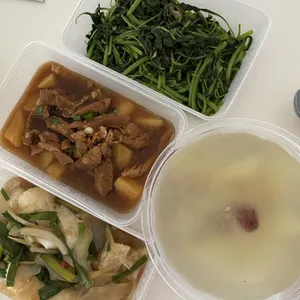 Tingkat - 3 Dishes + 1 soup/ 4 Dishes  (20 days)