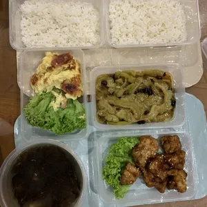 10 Days Lunch/Dinner Tingkat (3 Dishes + 1 Soup OR 4 Dishes)