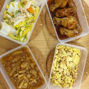 Tingkat - 3 Dishes + 1 soup/ 4 Dishes  (20 days)