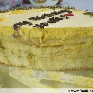 Premium Durian Cake (Size/Weight: 16cm) (Qty of small candles: 1) (Qty of large candles: 3)
