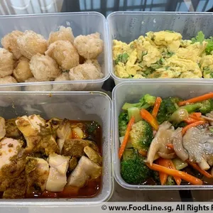 5 Days Lunch/Dinner Tingkat (3 Dishes + 1 Soup OR 4 Dishes)