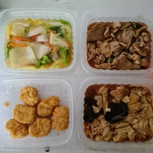 Lunch/Dinner Tingkat (5 Days, 3 Dishes + Soup OR 4 Dishes)