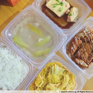 For First Time Customers: Special 3 Days Trial Lunch Tingkat Package (3 Dishes + Soup OR 4 Dishes)