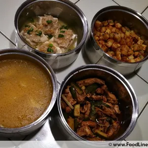 5 Days Tingkat Trial (3 Dishes + 1 Soup)