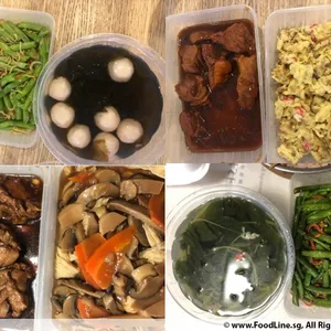 Tingkat - 3 Dishes + 1 soup/ 4 Dishes  (20 days)