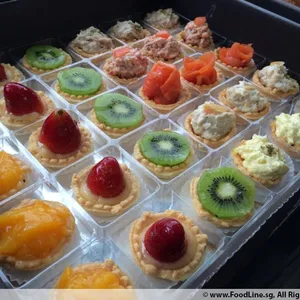 1x Assorted Mini Tart CanapÃ©s and Fruit Tartlets (30 pcs) $45.00 per Patter