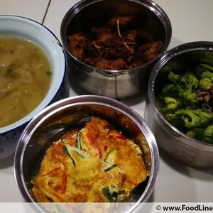 5 Days Tingkat Trial (3 Dishes + 1 Soup)