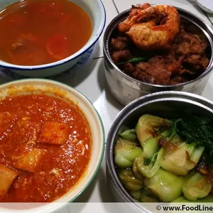 5 Days Tingkat Trial (3 Dishes + 1 Soup)