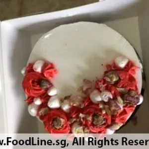 FREE AMICI homemade Raspberry Lychee Rose Cake