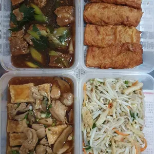 Tingkat - 3 Dishes + 1 soup/ 4 Dishes  (20 days)