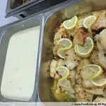 Tangy Creamy Butter Baked Fish with Dill Sauce