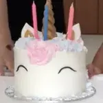 Unicorn Cake (Size: Approx. 2-3 pax (0.3 kg) - Single Tier) (Flavours: Cookies & Cream)