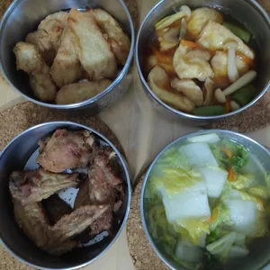 Dinner Tingkat (20 Days, 3 Dishes + Soup OR 4 Dishes)