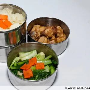 Dinner Tingkat (20 Days, 3 Dishes + Soup OR 4 Dishes)