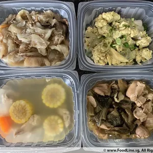 For First Time Customers: Special 3 Days Trial Lunch Tingkat Package (3 Dishes + Soup OR 4 Dishes)