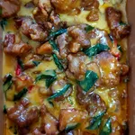 Wok Fried Salted Egg Chicken with Curry Leaves