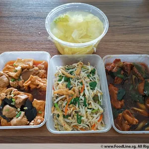 Trial Tingkat - 3 Dishes + 1 soup/ 4 Dishes (5 days)