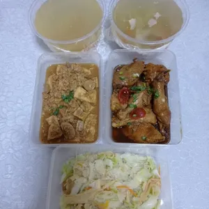 Tingkat - 3 Dishes + 1 soup/ 4 Dishes  (20 days)