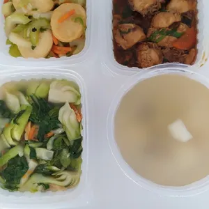 Lunch/Dinner Tingkat (5 Days, 3 Dishes + Soup OR 4 Dishes)