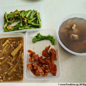 Tingkat - 3 Dishes + 1 soup/ 4 Dishes  (20 days)