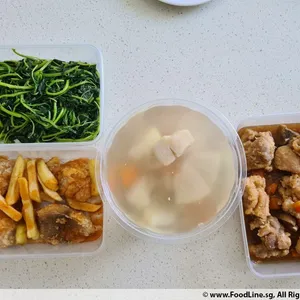 Tingkat - 3 Dishes + 1 soup/ 4 Dishes  (20 days)