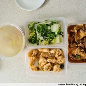 Tingkat - 3 Dishes + 1 soup/ 4 Dishes  (20 days)