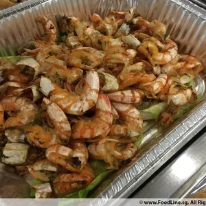 Grilled Butterfly Prawn with flake Parsley