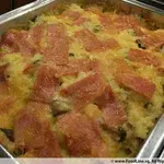 Baked Cheese Turkey Ham & Mushroom Rice