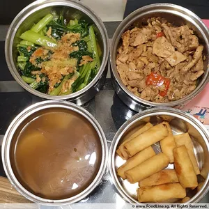 20 Days Tingkat Package (3 Dishes + 1 Soup)