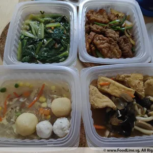 Dinner Tingkat (20 Days, 3 Dishes + Soup OR 4 Dishes)
