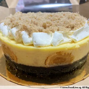 FREE AMICI homemade Salted Egg Yolk Floss Cheesecake