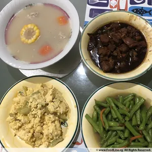 Tingkat - 3 Dishes + 1 soup/ 4 Dishes  (20 days)